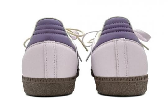 Кроссовки Adidas Originals SAMBA OG Skateboard Shoes Women's Low-Top Purple/Beige IE0875