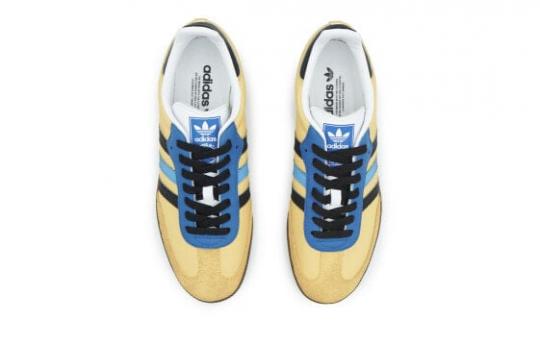 Кроссовки Adidas Originals SAMBA OG Skateboard Shoes Unisex Low-Top Yellow Blue B75806