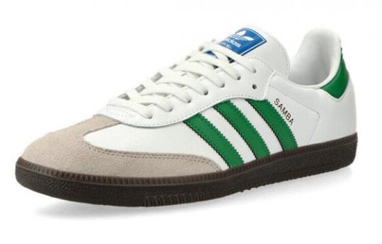 Кроссовки Adidas Samba OG Footwear White Green IG1024