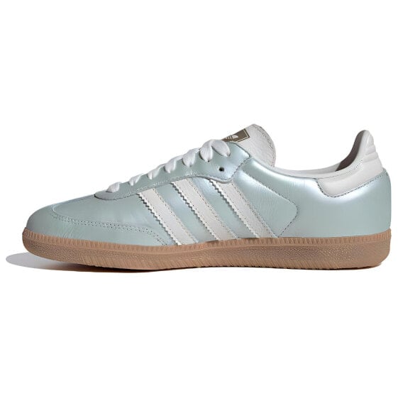 Кроссовки Adidas Originals Samba Og Linen Green Metallic Women's IG1965