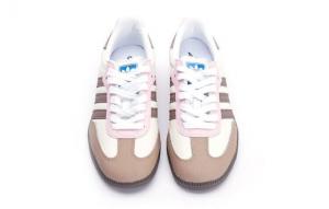 Кроссовки Adidas Originals Samba Skateboard Shoes Unisex Low-Top Pink/Brown Beige B75806