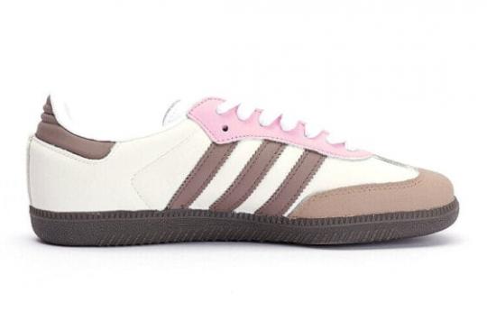 Кроссовки Adidas Originals Samba Skateboard Shoes Unisex Low-Top Pink/Brown Beige B75806