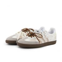 Кроссовки Adidas Originals SAMBA OG Skateboard Shoes Unisex Low-Top Beige Brown IE3439