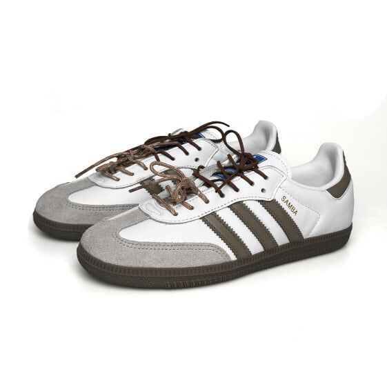 Кроссовки Adidas Originals SAMBA OG Skateboard Shoes Unisex Low-Top Mocha/white B75806