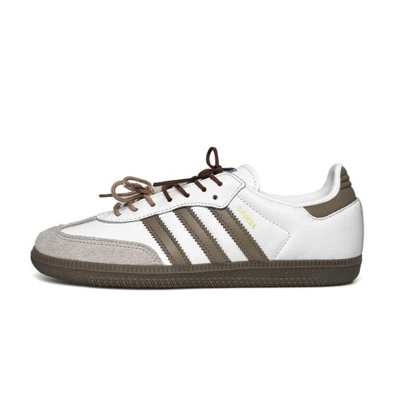 Кроссовки Adidas Originals SAMBA OG Skateboard Shoes Unisex Low-Top Mocha/white B75806