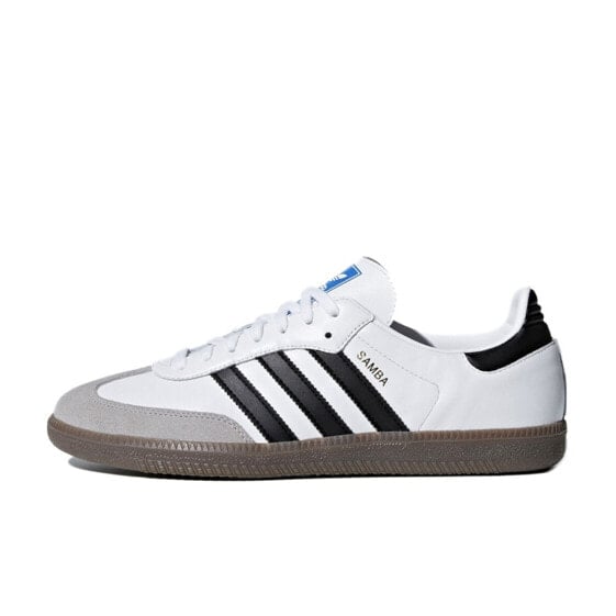 Кроссовки Adidas Originals SAMBA OG Skateboard Shoes Unisex Low-Top Mocha/white B75806