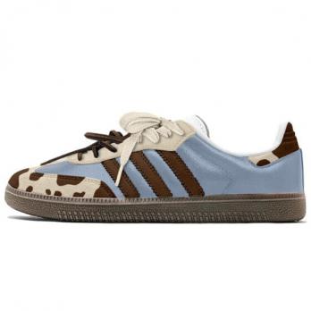 Кроссовки Adidas Originals SAMBA OG Skateboard Shoes Unisex Low-Top Brown Blue B75806