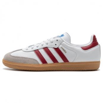 Кроссовки Adidas Originals Samba Og White Burgundy Gum IF3813