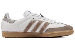 Кроссовки Adidas Originals SAMBA OG Skateboard Shoes Unisex Low-Top Beige Brown IE3437