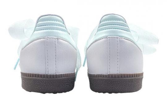 Кроссовки Adidas Originals Samba Skateboard Shoes Unisex Low-Top Silver/Cyan B75806