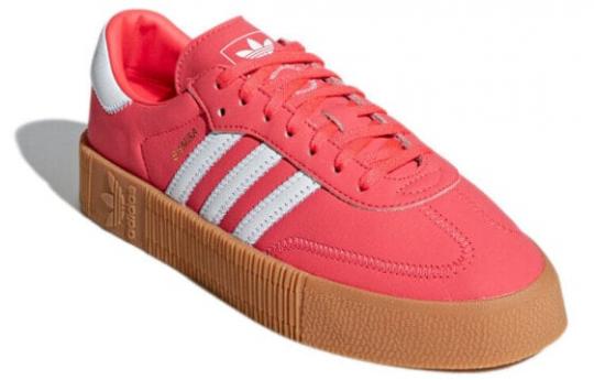 Кроссовки Adidas Sambarose Red White Gum Women's DB2696