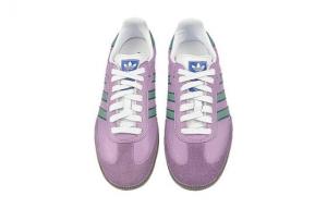 Кроссовки Adidas Originals Samba Skateboard Shoes Unisex Low-Top Pink Green/White B75806