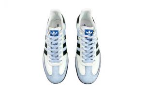 Кроссовки Adidas Originals SAMBA OG Skateboard Shoes Unisex Low-Top Blue Black/White B75806