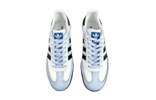 Кроссовки Adidas Originals SAMBA OG Skateboard Shoes Unisex Low-Top Blue Black/White B75806