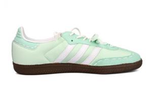 Кроссовки Adidas Originals SAMBA OG Skateboard Shoes Unisex Low-Top Light Green IE3439