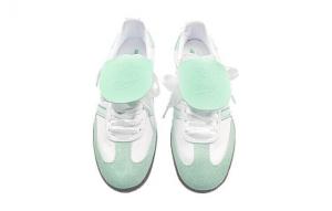 Кроссовки Adidas Originals Samba Skateboard Shoes Unisex Low-Top White/Green B75806