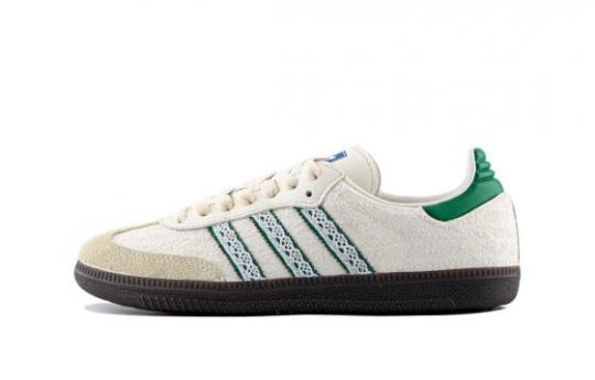 Кроссовки Adidas Originals SAMBA OG Skateboard Shoes Unisex Low-Top Beige IG1024