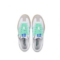 Кроссовки Adidas Originals Samba Skateboard Shoes Unisex Low-Top White Green Gray IE3437