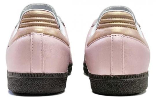 Кроссовки Adidas Originals Samba Skateboard Shoes Unisex Low-Top Pink/Gold B75806