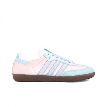 Кроссовки Adidas Originals SAMBA OG Skateboard Shoes Unisex Low-Top Pink Blue B75806