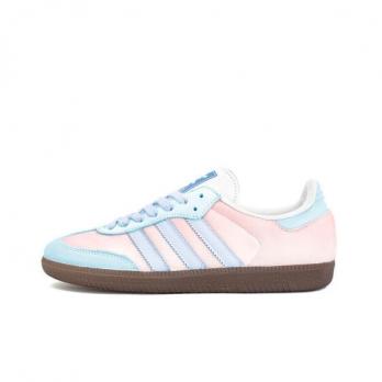 Кроссовки Adidas Originals SAMBA OG Skateboard Shoes Unisex Low-Top Pink Blue B75806