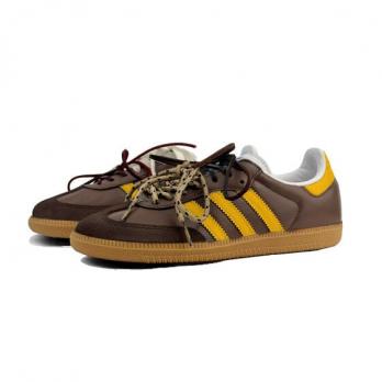 Кроссовки Adidas Originals SAMBA OG Skateboard Shoes Unisex Low-Top Brown IE3437