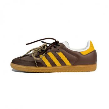 Кроссовки Adidas Originals SAMBA OG Skateboard Shoes Unisex Low-Top Brown IE3437