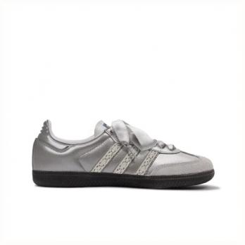 Кроссовки Adidas Originals Samba Skateboard Shoes Unisex Low-Top Black White/Silver B75806