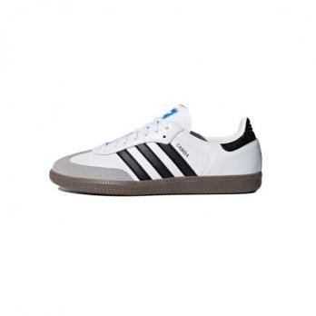 Кроссовки Adidas Originals Samba Skateboard Shoes Unisex Low-Top Black White/Silver B75806