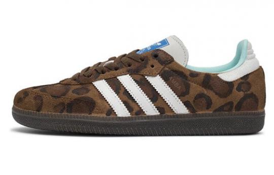 Кроссовки Adidas Originals SAMBA OG Skateboard Shoes Women's Low-Top Brown ID2047