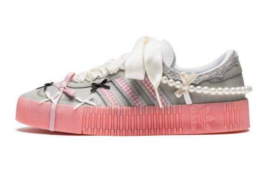 Кроссовки Adidas Originals Samba Skateboard Shoes Women's Low-Top Gray EF4965