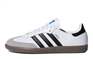 Кроссовки Adidas Originals SAMBA OG Skateboard Shoes Unisex Low-Top White Red/Blue IG1024