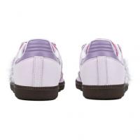 Кроссовки Adidas Originals SAMBA OG Skateboard Shoes Unisex Low-Top White Purple B75806