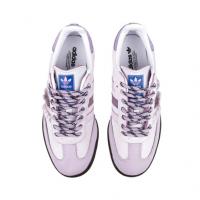 Кроссовки Adidas Originals SAMBA OG Skateboard Shoes Unisex Low-Top White Purple B75806