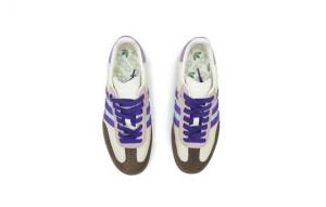 Кроссовки Adidas Originals SAMBA OG Skateboard Shoes Unisex Low-Top Purple/Brown/White ID8349