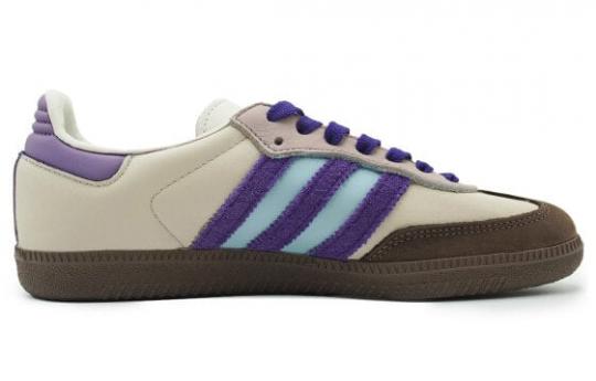 Кроссовки Adidas Originals SAMBA OG Skateboard Shoes Unisex Low-Top Purple/Brown/White ID8349