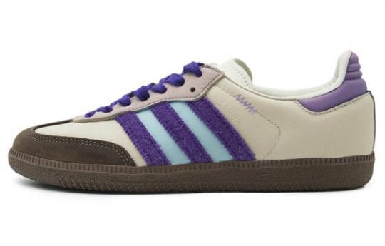 Кроссовки Adidas Originals SAMBA OG Skateboard Shoes Unisex Low-Top Purple/Brown/White ID8349