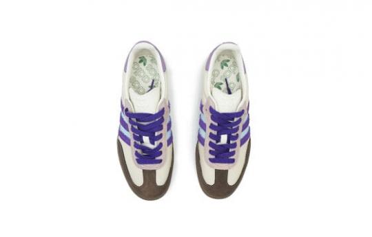 Кроссовки Adidas Originals SAMBA OG Skateboard Shoes Unisex Low-Top Purple/Brown/White ID8349