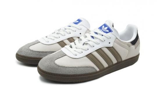 Кроссовки Adidas Originals SAMBA OG Skateboard Shoes Unisex Low-Top Khaki B75806