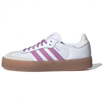 Кроссовки Sambae Women's Adidas Originals 'White Preloved Purple' Women's IE9106