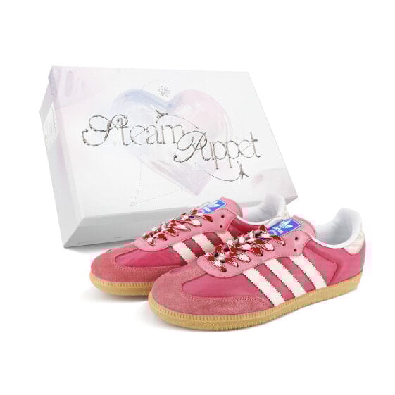 Кроссовки Adidas Originals SAMBA OG Skateboard Shoes Unisex Low-Top Red White/Pink IE3437