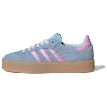 Кроссовки Adidas Originals SAMBAE Skateboard Shoes Women's Low-Top Pink JH8836