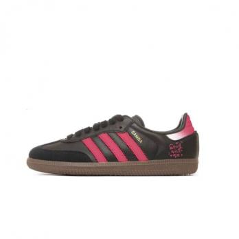 Кроссовки Adidas Originals SAMBA OG Skateboard Shoes Unisex Low-Top Pink B75807