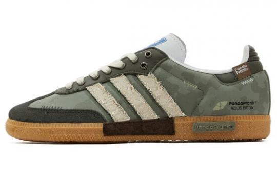 Кроссовки Adidas Originals SAMBA OG Skateboard Shoes Unisex Low-Top Green Brown Black IE3437