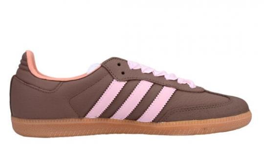 Кроссовки Adidas Originals Samba Skateboard Shoes Women's Low-Top Dark Brown IG5932