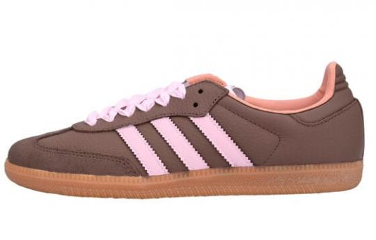 Кроссовки Adidas Originals Samba Skateboard Shoes Women's Low-Top Dark Brown IG5932