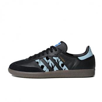 Кроссовки Adidas Originals SAMBA OG Skateboard Shoes Unisex Low-Top Black Blue B75807