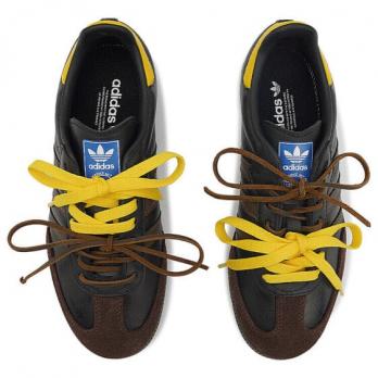 Кроссовки Adidas Originals SAMBA OG Skateboard Shoes Unisex Low-Top Yellow/Brown B75807