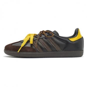 Кроссовки Adidas Originals SAMBA OG Skateboard Shoes Unisex Low-Top Yellow/Brown B75807