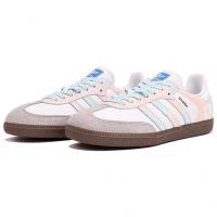 Кроссовки Adidas Originals SAMBA OG Skateboard Shoes Unisex Low-Top Pink Blue/White B75806